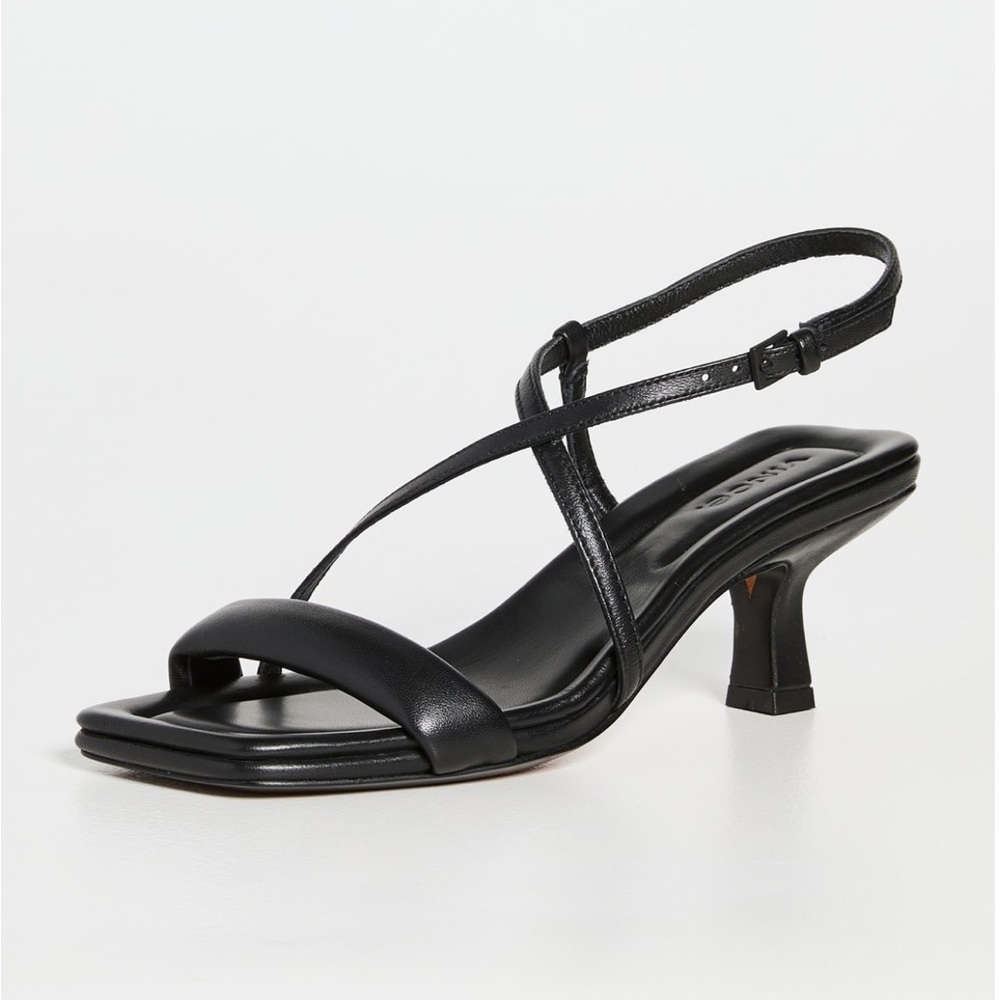 Vince Leather Kitten Heel